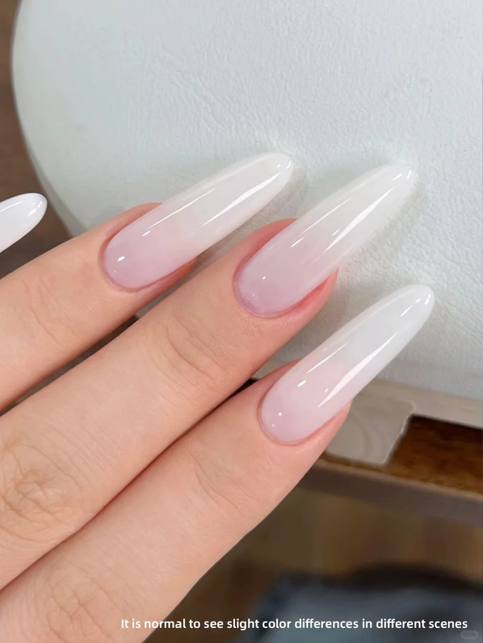 XEIJAYI Nagellack Gel, Milchig Weiß, Glänzend, 15 ml - Bild 2