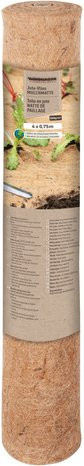 WINDHAGER Mulchmatte aus Jute als Vlies in Beige, B: 0,75 m, L: 4 m - Bild 1