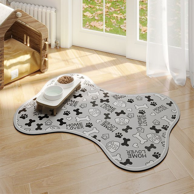 VIKAMA Haustier-Tischsets rutschfeste und saugfähige Futtermatten für Katzen und Hunde - Bild 1