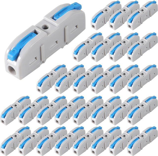 AOKIN 30er Set Schnellterminal Drahtanschlüsse mit Hebelmechanismus für 600V 32A elektrische Verdrahtung - Bild 1