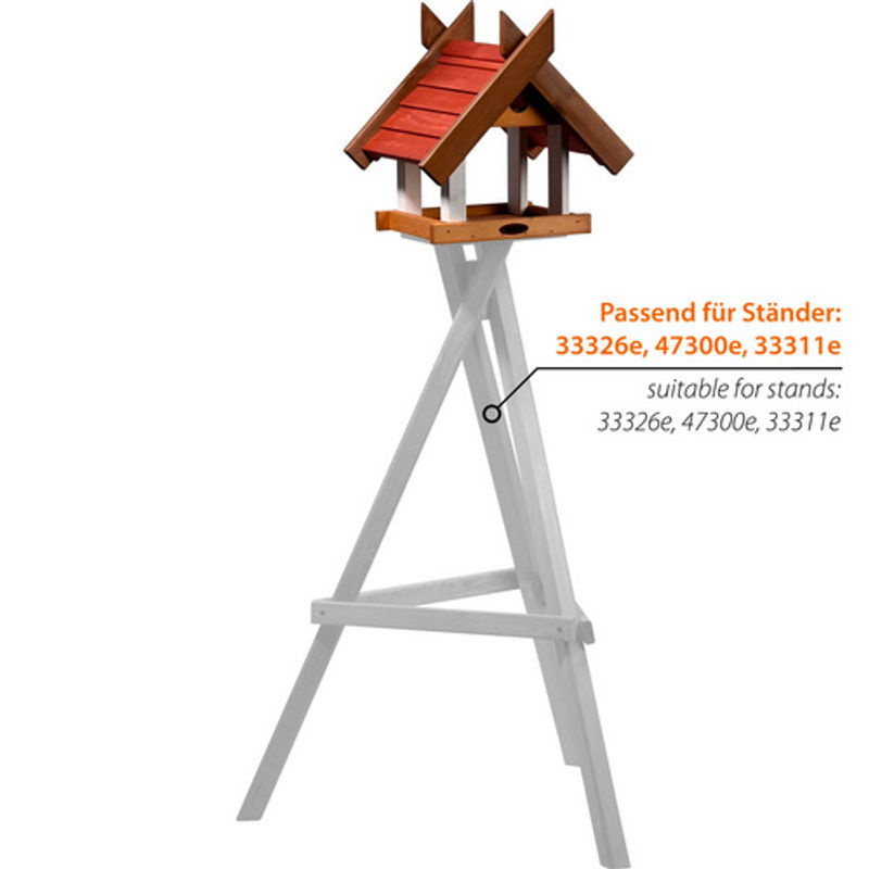 DOBAR Vogelhaus Herbstfrüchte im 2er-Set zum Aufhängen, braun, B/T/H: 22,5 x 21 x 16 cm - Bild 2