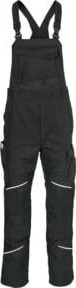 Kübler Latzhose ACTIVIQ cotton+ schwarz mit Reflexstreifen Größe 90 - Bild 1