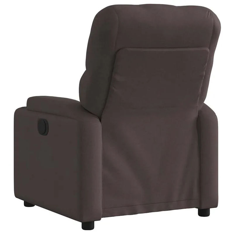 Vidaxl Elektrischer Relaxsessel in Braun mit Stoffbezug im klassischen Design - Bild 3