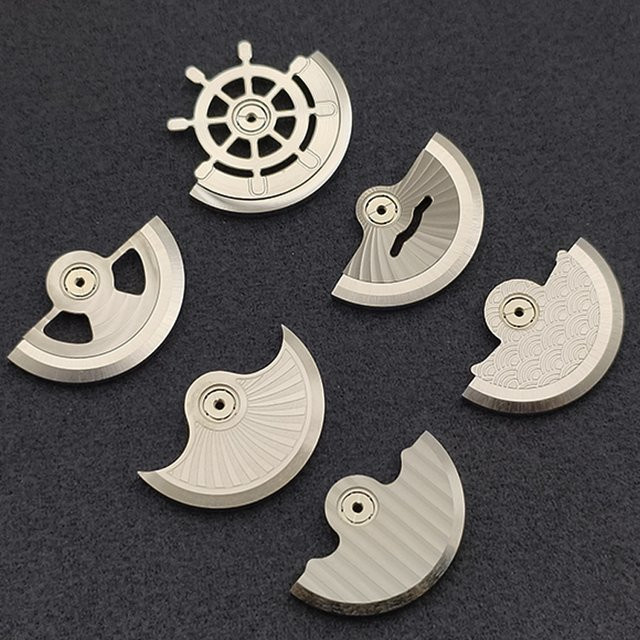 Automatischer Hammer Rotor, Edelstahl, Silber, Uhrenteile - Bild 1