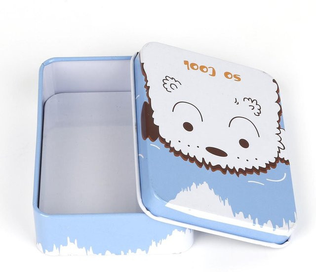 Home Craftdiy Mini Aufbewahrungsbox aus Metall in Blau für Schmuck und Spielzeug - Bild 1