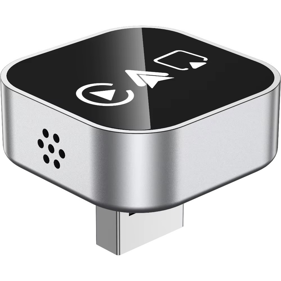 NUOYING 4-in-1 Wireless CarPlay und AirPlay Adapter mit AI Smart Car System in Schwarz und Silber - Bild 4