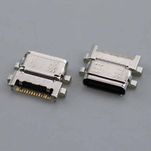 Amazon Micro-USB Ladebuchse und Typ-C Ladeanschluss Ersatzteil in Silber für Kindle Fire HD 10 2019 9. Generation M2V3R5 - Bild 1