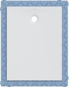 Geberit Rechteckduschwanne Olona aus Mineralguss, Farbe: Weiß, B/T/H: 120 x 90 x 4 cm - Bild 1
