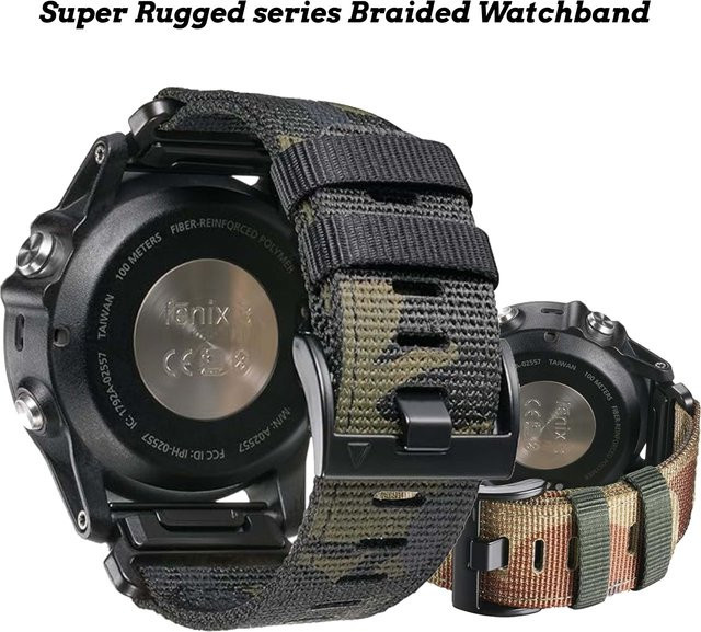NUOTUO Uhrenarmband Nylon, Textil/NATO, 22 mm, Unisex - Bild 1