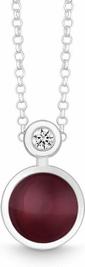 Quinn Halskette 925 Silber, Brillant, Zirkonia, Unisex, 45 cm - Bild 1
