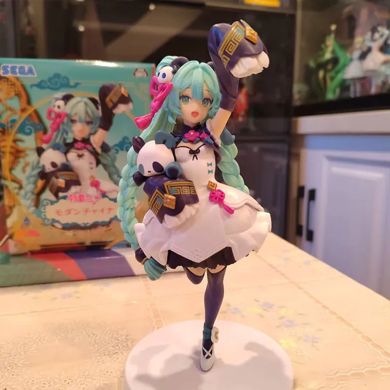 Bandai Hatsune Miku Anime Figur aus Kunststoff, mehrfarbiges Sammlermodell zur Dekoration - Bild 2