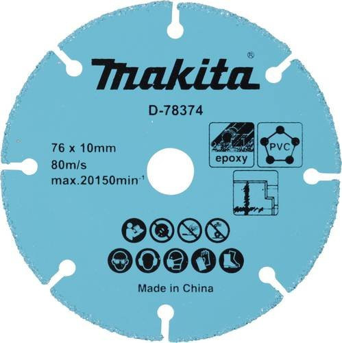 Makita Universal Trennscheibe in Blau, Durchmesser: 76 mm - Bild 1