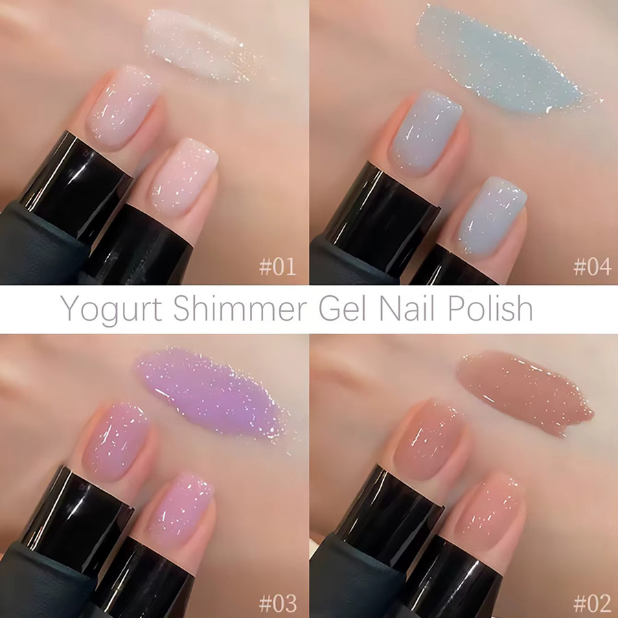 SHAKA Pure Desire Nagellack, Schimmernd, Blau-Weißer Glitzer - Bild 2