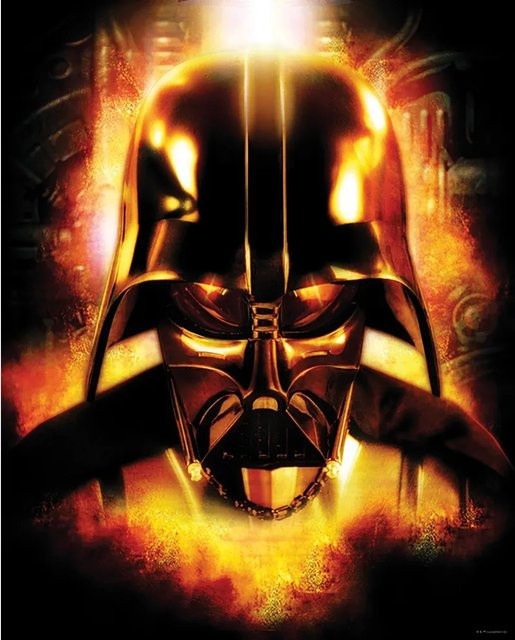 Komar Wandbild Star Wars Vader Multicolor B: 40 cm, H: 50 cm - Bild 1