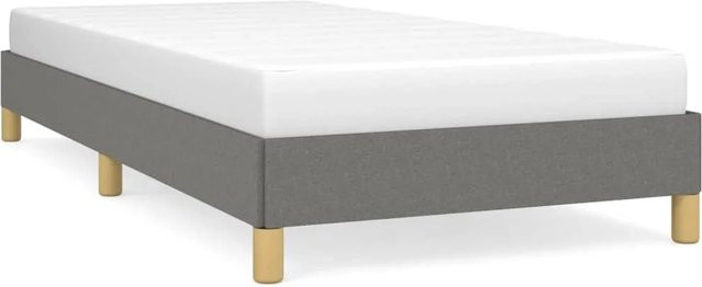 vidaXL Polsterbett aus Stoff in Dunkelgrau B/L: 80 x 200 cm - Bild 1