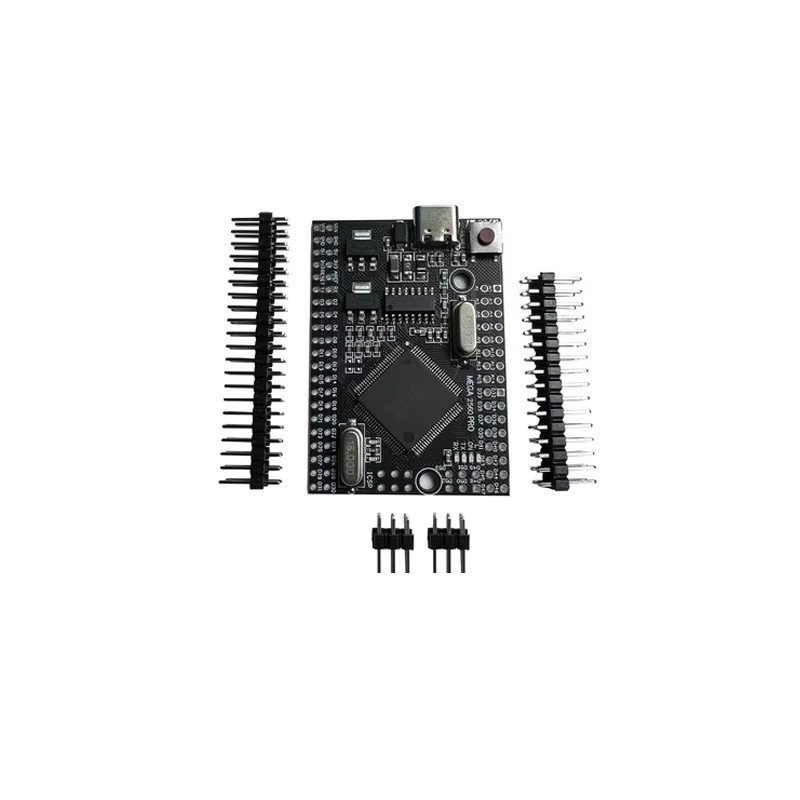 PENGHEKEJI Arduino Mega 2560 Pro Mikrocontroller mit ATMEGA2560-16AU und CH340G Chip, USB Type-C Anschluss, Schwarz - Bild 2
