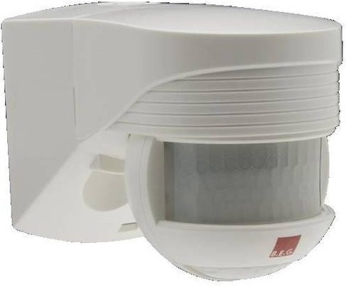 B.E.G. Brück 91002 Aufputz Bewegungsmelder mit 200° Erfassungsbereich in Weiß IP54 - Bild 1