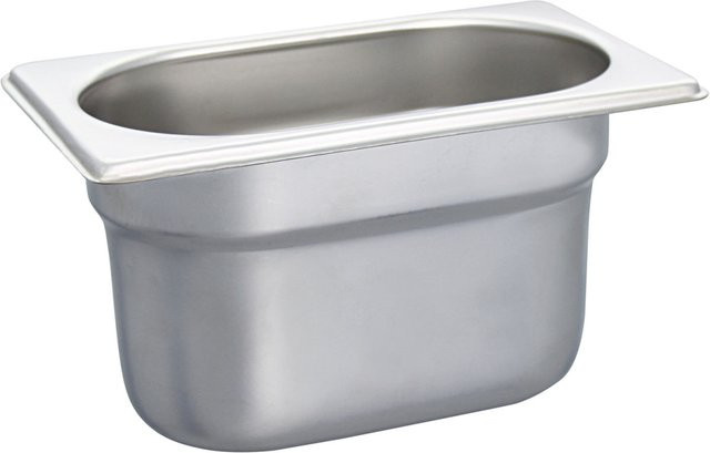 Schneider GN 1/9 Behälter aus Edelstahl in Silber, Volumen: 0,9 l, Tiefe: 10 cm - Bild 1