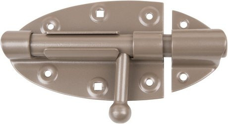 GAH Alberts Bolzenriegel aus Stahl in Beige, Breite: 7,2 cm - Bild 1