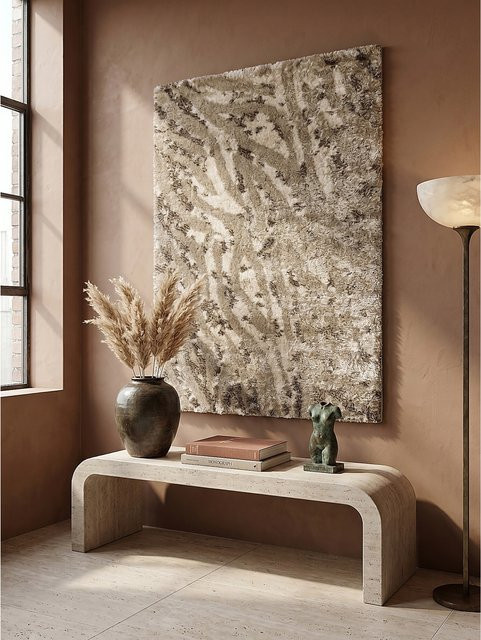 Shaggy-Teppich Tiermotiv Kadima Design in Natur und Beige, B: 120 cm, T: 170 cm - Bild 1