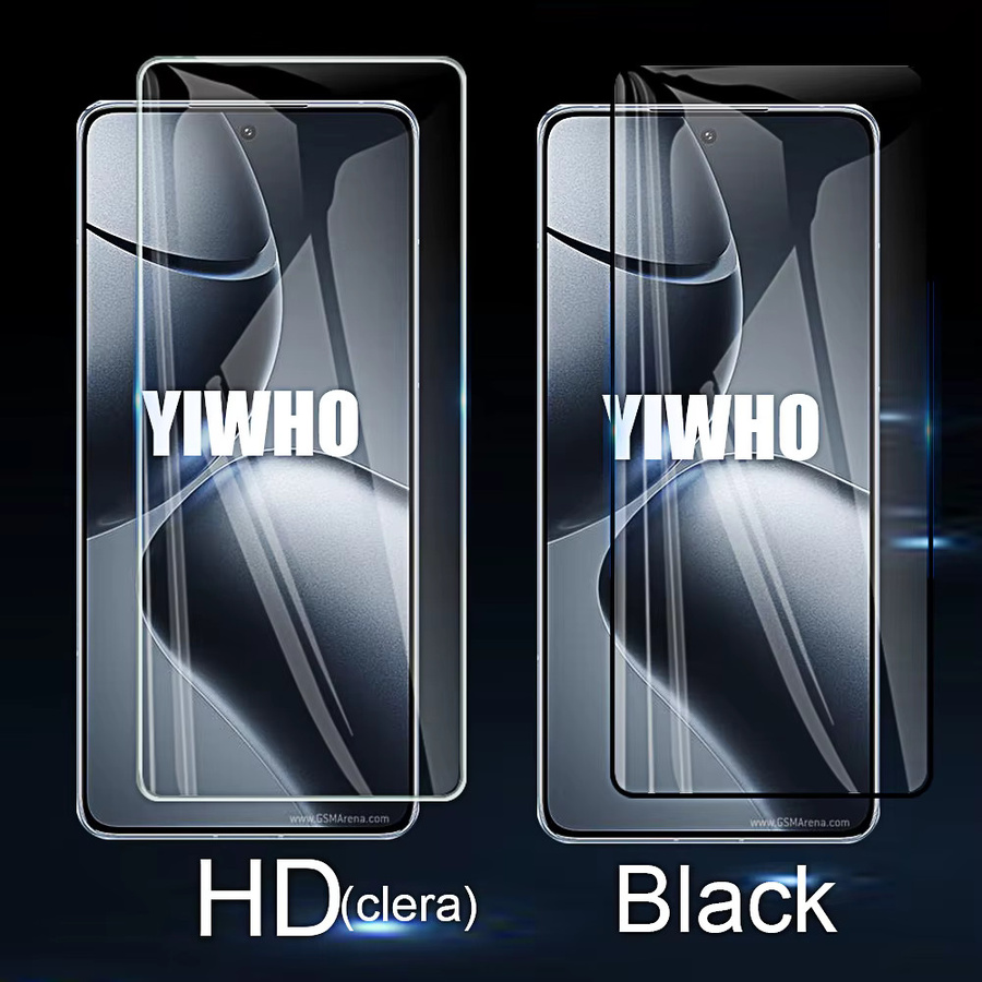Schutzglas Set für Xiaomi 14T Pro, 1-4 Stück gehärtete Displayschutzfolien, transparent/schwarz - Bild 2