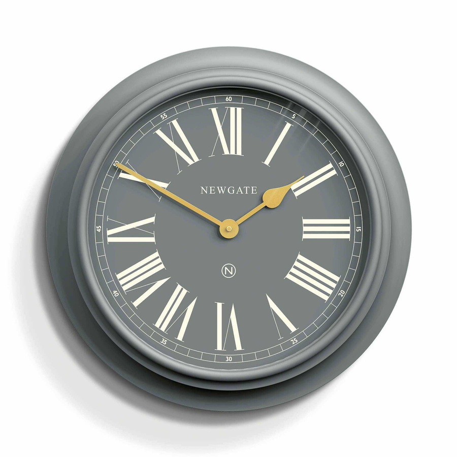 Newgate Chocolate Shop Wanduhr grau, Durchmesser: 50 cm - Bild 1