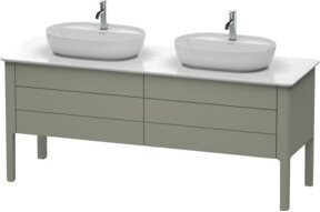 Duravit Waschtischunterschrank Luv mit 2 Schubladen und 2 Auszügen, B/T/H: 173,3 x 57 x 74,3 cm - Bild 1