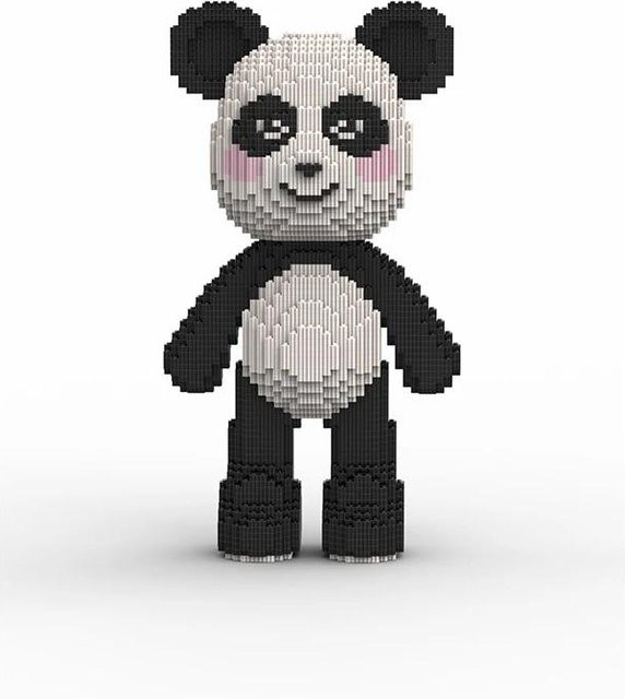 MINISO Bunter Tierbär Panda, Baustein, ab 18 Jahre - Bild 1