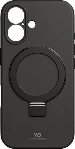White Diamonds Mag Urban Stand Backcover für Apple iPhone 16 in Schwarz mit Standfunktion - Bild 1