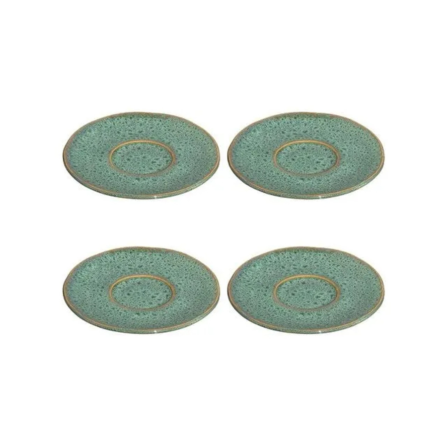 Leonardo Matera Espressountertassen 4er Set Grün Durchmesser: 11 cm - Bild 2