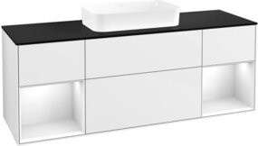 V&B Waschtischunterschrank Finion in Weiß lackiert, B/T/H: 160 x 50,1 x 50,1 cm - Bild 1