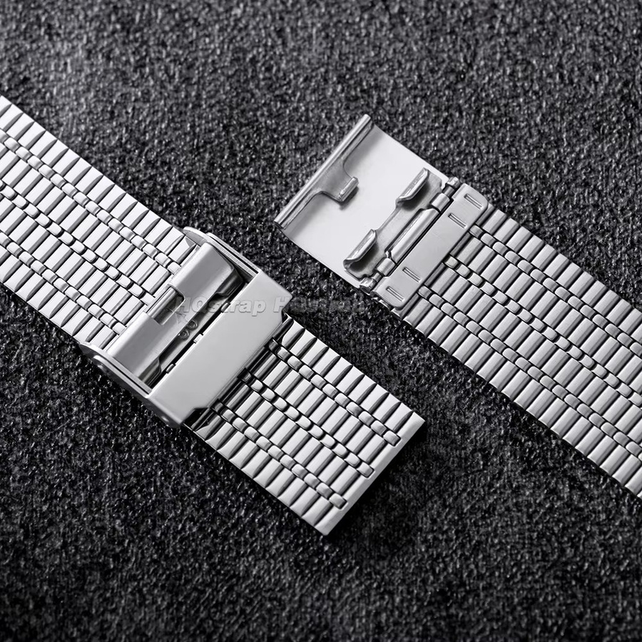 HQstrap Uhrenarmband Edelstahl, Silber, Unisex, 20 mm, 22 mm - Bild 4