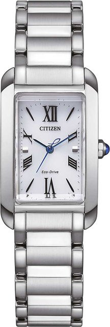 Citizen Armbanduhr, Solar, Edelstahl, Weiß, 32,5 mm, Damen - Bild 1