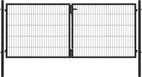 FLORAWORLD Doppeltor Classic aus Stahl in Grau, Breite: 300 cm, Höhe: 125 cm - Bild 1
