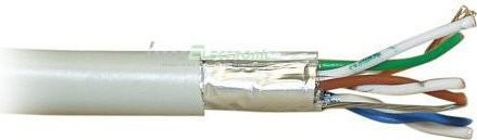 InLine Patchkabel Cat.5e Ethernet/LAN F/UTP grau 100m - Bild 1
