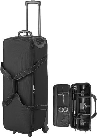 VEVOR Studio Equipment Trolley Case Rolling Camera Bag, Schwarz, B/T/H: 91,0 x 30,0 x 35,5 cm - Bild 1