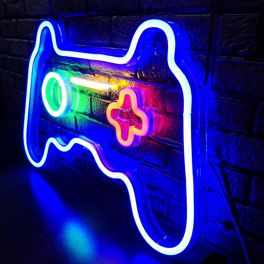 Mrs win LED Gamepad Nachtlampe mit RGB-Beleuchtung für Gamer und Teenager zur Wanddekoration - Bild 3