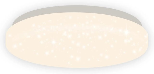 NETTLIFE LED Deckenleuchte aus Kunststoff in Weiß, modern und quadratisch, Warmweiß - Bild 1