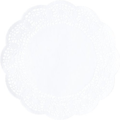 Schneider Tortenspitze aus Papier, Weiß, Durchmesser: 29 cm, 100 Stück - Bild 1