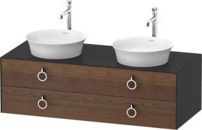 Duravit Waschtischunterschrank White Tulip in Weiß, Breite: 130 cm, Tiefe: 55 cm, Höhe: 40,8 cm - Bild 1