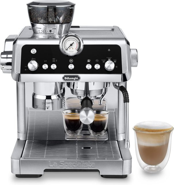 DeLonghi La Specialista Prestigio Siebträgermaschine EC9355.M in Silber aus Edelstahl - Bild 1
