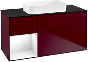 V&B Waschtischunterschrank Finion in Weiß Matt, B/T: 120 x 60 cm - Bild 1