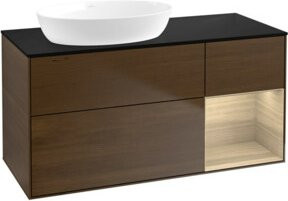 V&B Waschtischunterschrank Finion mit Wandbeleuchtung, Breite: 120 cm, Tiefe: 50,1 cm, Höhe: 50,1 cm - Bild 1