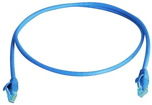Telegärtner RJ45 Patchkabel Ethernet LAN Blau, Länge: 2,0 m - Bild 1