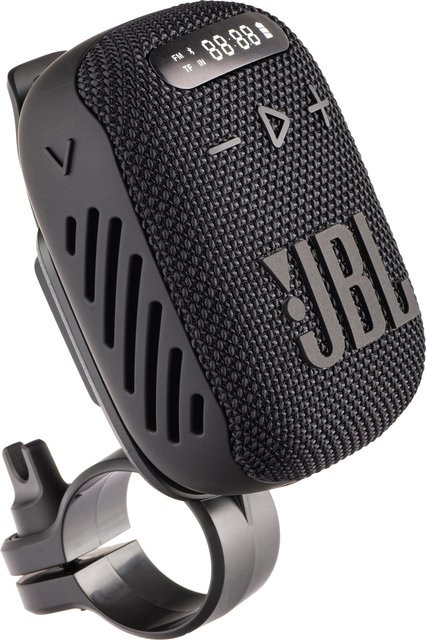 Tragbarer Bluetooth-Lautsprecher JBL Wind 3 in Schwarz mit 5W Leistung und IP67 Wasserdichtigkeit - Bild 1