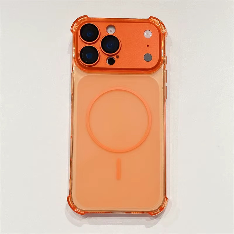 SUNWARD Stoßfeste Panzer-Schutzhülle mit Kameraschutz für iPhone 13 14 15 16 17 Pro Max, Matt Transparent und Pink, Weiche TPU Hülle - Bild 2