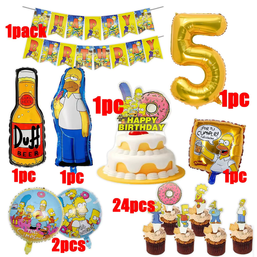 TAKARA TOMY Simpsons Figuren, Partyzubehör, Bunt / Mehrfarbig - Bild 2
