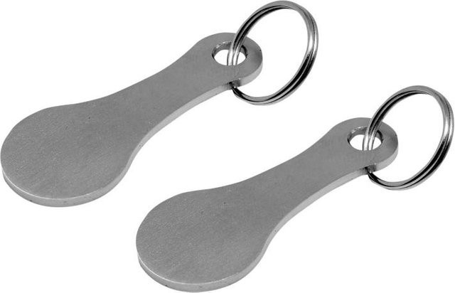 Schlüsselring Metall, Einkaufswagen Token, Bierflaschenöffner - Bild 1