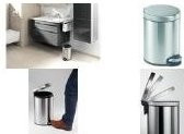 Durable Treteimer Edelstahl rund mit Soft Close und herausnehmbarem Inneneimer, Silber, 5 Liter - Bild 1