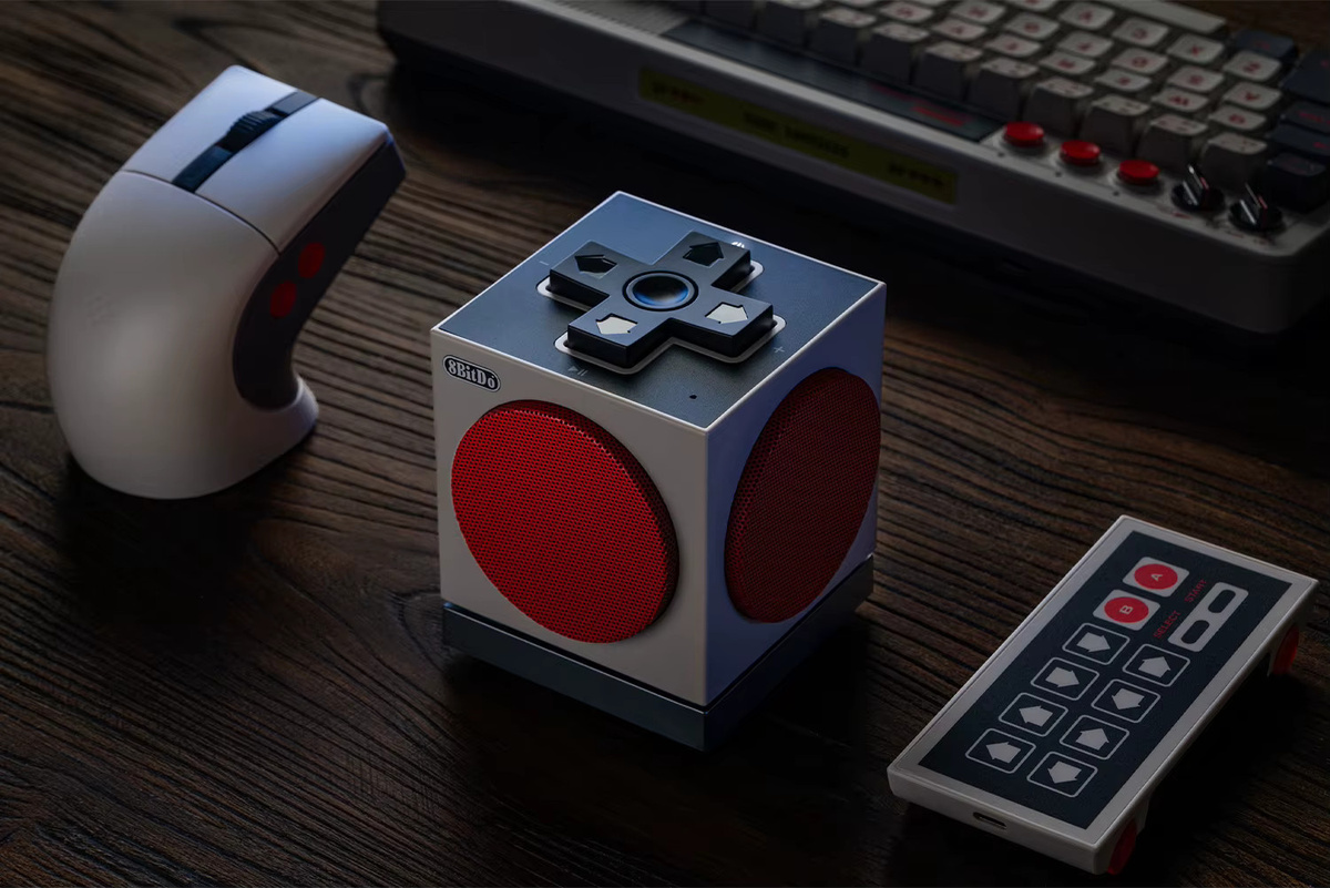 8BitDo Retro Cube 2 Kabelloser Bluetooth-Lautsprecher mit Ladestation für N Edition Tastatur und Maus - Bild 3